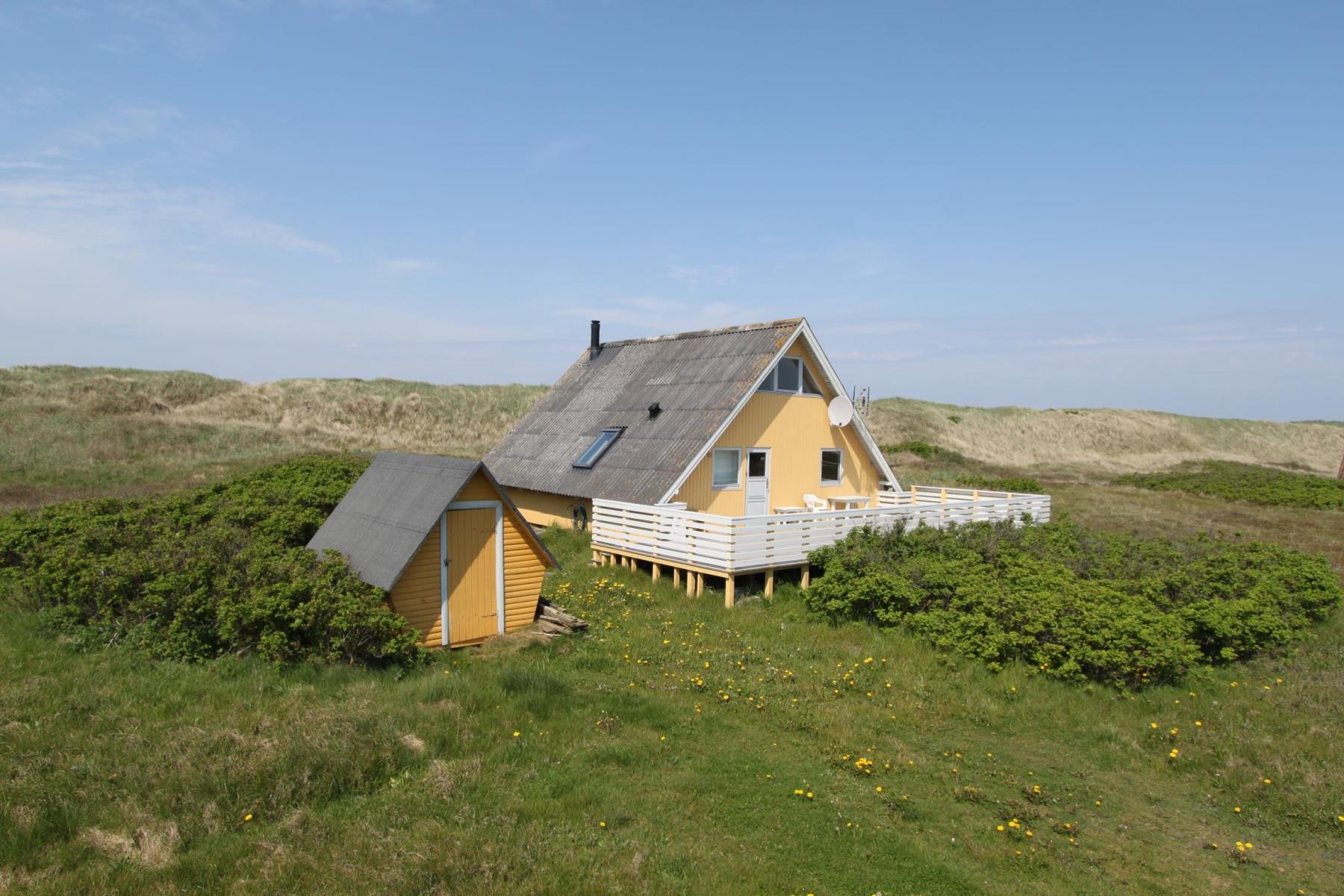 Ferienhaus Vrist 50 Meter von der Nordsee mit Hund erlaubt und Kamin.